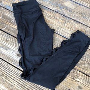 Forever 21 Cut out lattice leggings